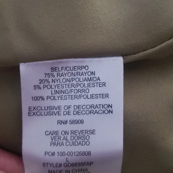 Spring Cottage Girl Large Farmhouse Floral Puff Sleeve Bow New - Picture 5 of 5